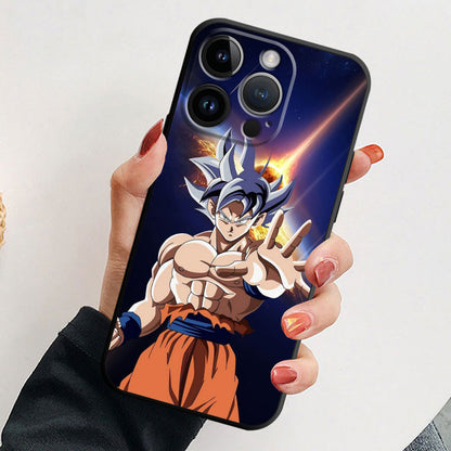 Dragon Ball Goku Phone Case for iPhone 15 (Trendy)