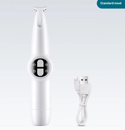 2-in-1 Pet Grooming Trimmer | Quiet Rechargeable Paw & Fur Shaver