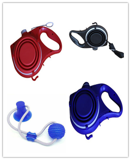 Dog Leash with Water Bottle & Cup | Pet Walking Set