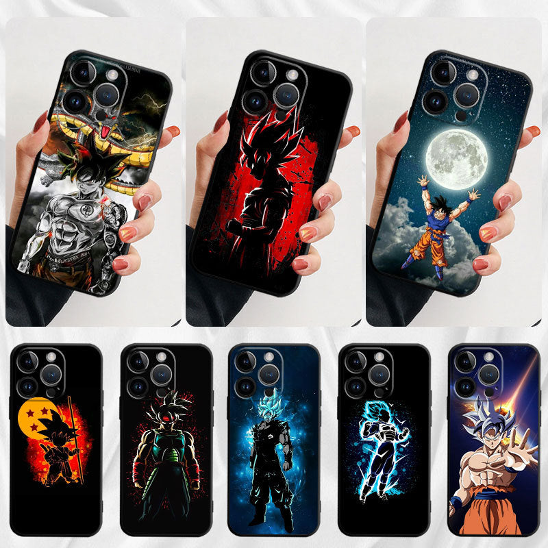 Dragon Ball Goku Phone Case for iPhone 15 (Trendy)