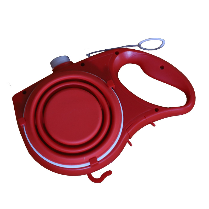 Dog Leash with Water Bottle & Cup | Pet Walking Set