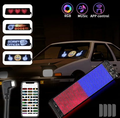 Programmable Car LED Sign