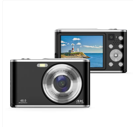 Digital HD Dual Camera | Front & Rear Lens Compact Camera