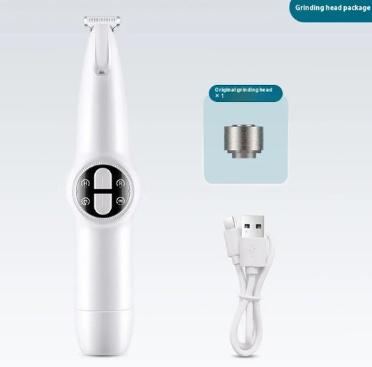 2-in-1 Pet Grooming Trimmer | Quiet Rechargeable Paw & Fur Shaver
