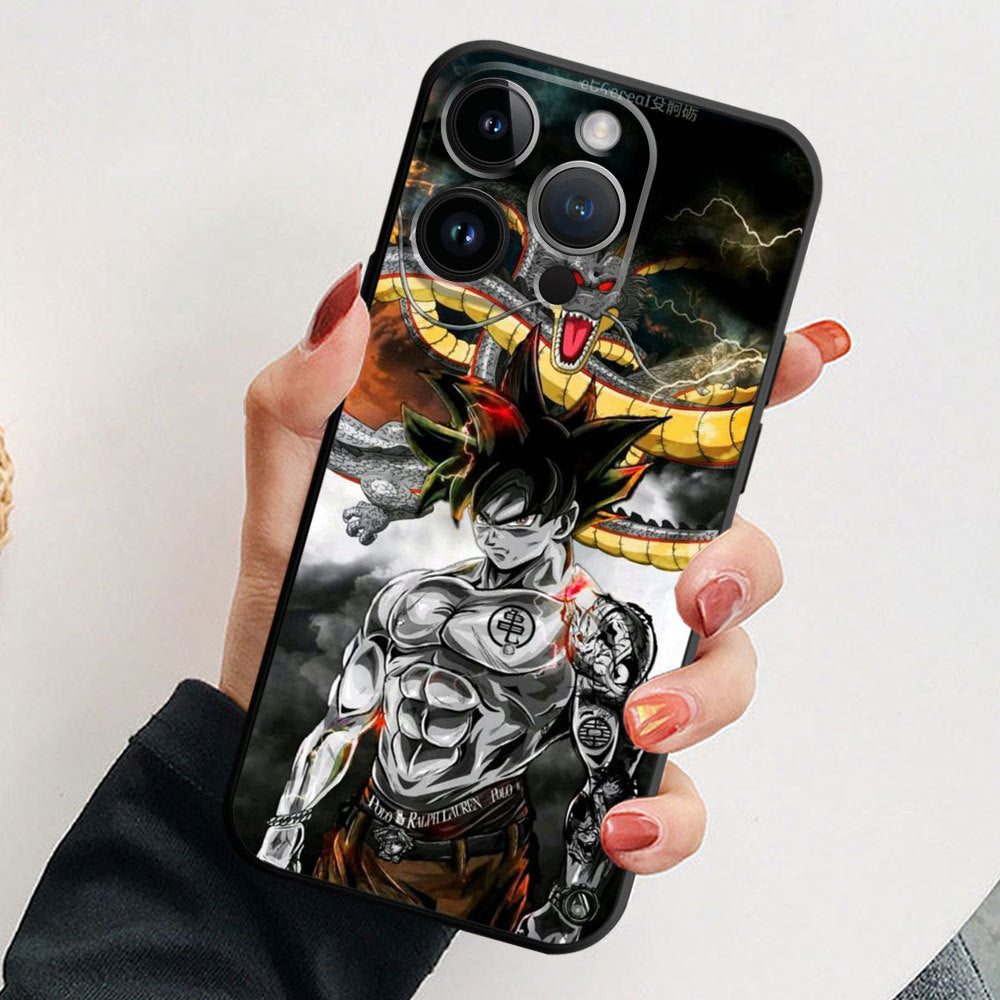 Dragon Ball Goku Phone Case for iPhone 15 (Trendy)