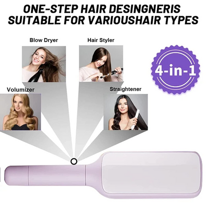 Self-Cleaning Anti-Static Hair Brush | 4-in-1 Massage Comb