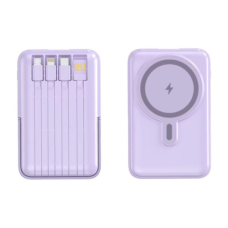 Magnetic Wireless Power Bank with Fast Charging