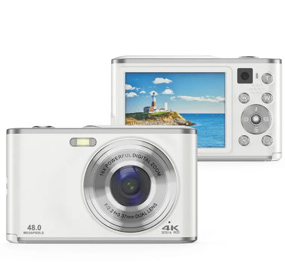 Digital HD Dual Camera | Front & Rear Lens Compact Camera