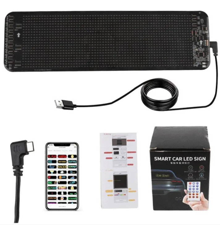 Programmable Car LED Sign