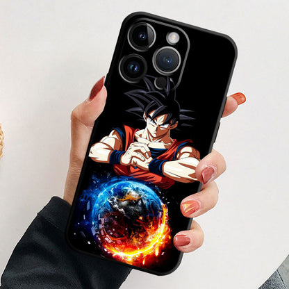 Dragon Ball Goku Phone Case for iPhone 15 (Trendy)