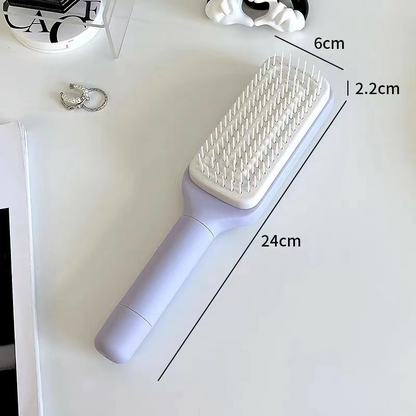Self-Cleaning Anti-Static Hair Brush | 4-in-1 Massage Comb